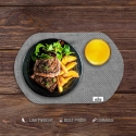 VILSTO Heat resistant table mats (4pcs) Grey VILSTO Heat resistant table mats (4pcs) Grey