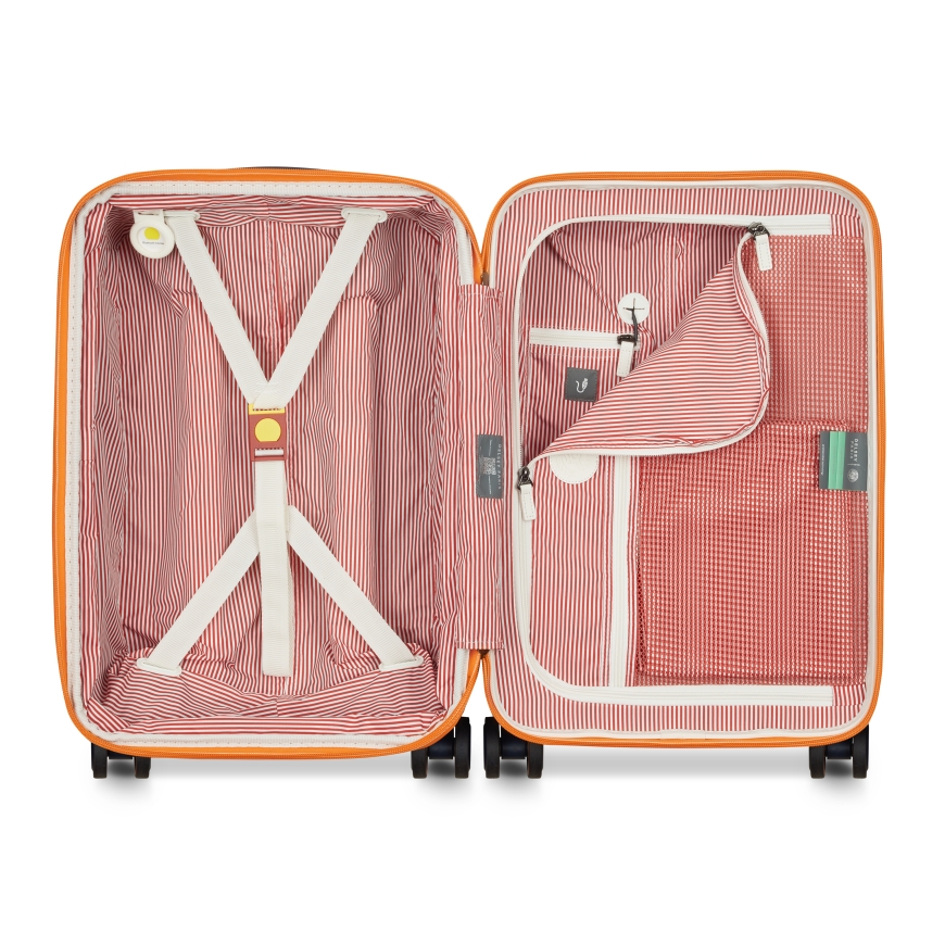 Чемодан Delsey Cadence Expandable 55 см Roland Garros, синий – 5
