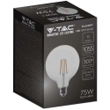 V-tac 10W LED filamentlamp, G125, E27, 3000K V-tac 10W LED filamentlamp, G125, E27, 3000K