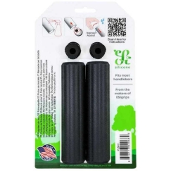 Esi Grips Plush 35 mm silikoniset pyöräilykahvat, musta