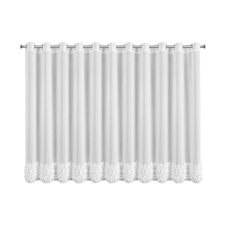 Eurofirany MH/Z/ROSES/8/B 400X160 KIRKAS SHIFFONI – 2