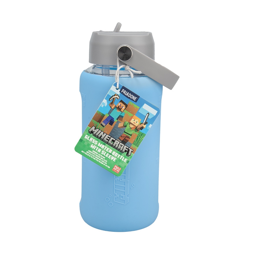 Paladone Minecraft Glass Water Bottle – 5