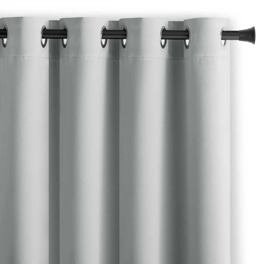 AmeliaHome Aizkars ar cilpām 140 × 245 cm
