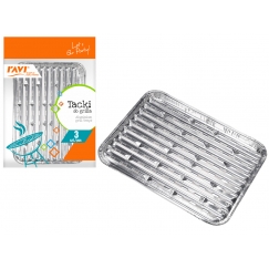 NJ Aluminum trays, 3 pcs., 28 x 22 x 1.6, 00183, Simple Solution