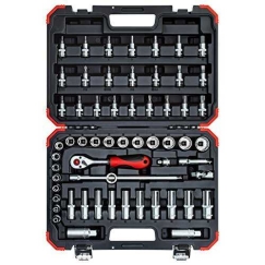 Gedore Gedore Red 3/8" uzgriežņu komplekts, 59 gabali (sarkans / melns, ar Shift-