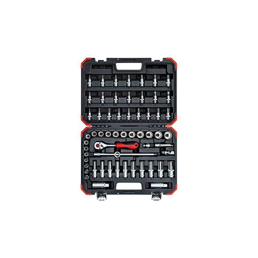 Gedore Gedore Red 3/8" uzgriežņu komplekts, 59 gabali (sarkans / melns, ar Shift-