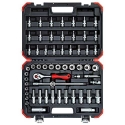 Gedore Gedore Red Socket set 3/8 ", 59 pieces (red / black, with Shift- Gedore Gedore Red Socket set 3/8 ", 59 pieces (red / black, with Shift-