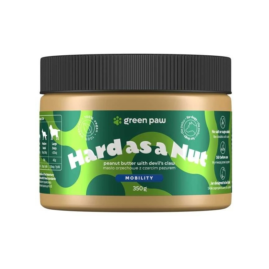Cosma Cannabis Green Paw Hard as a Nut Peanut Butter for Dogs 350g