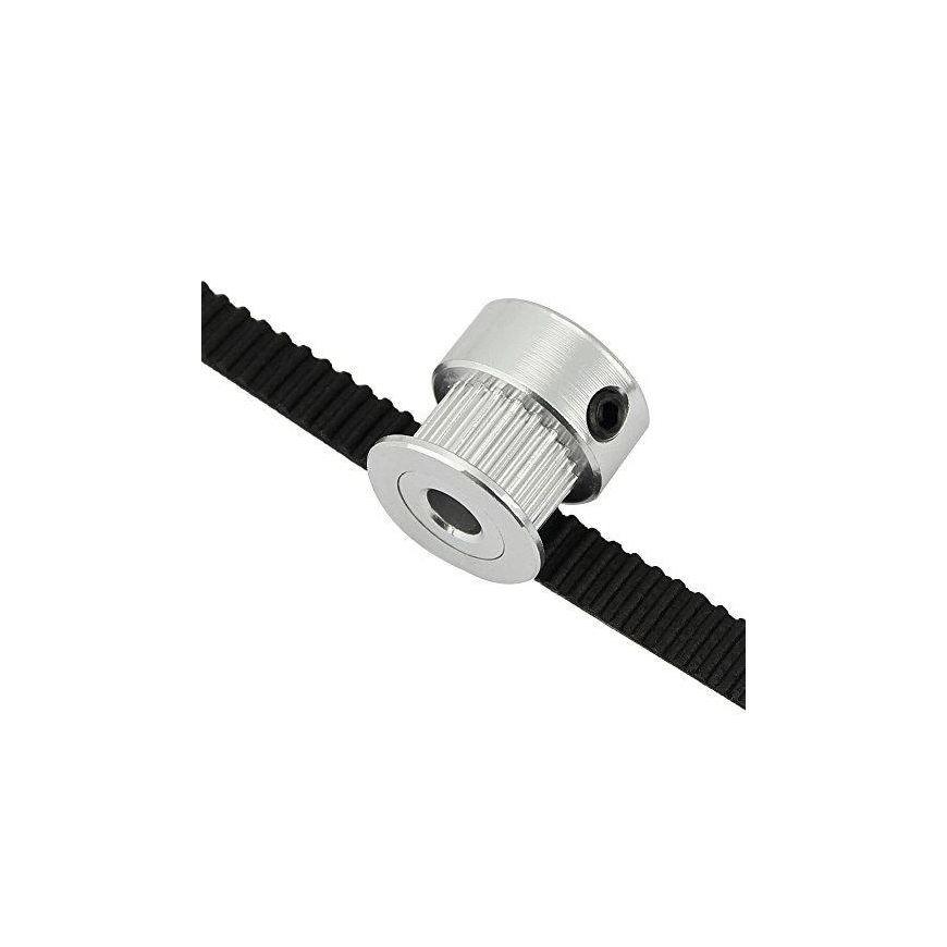 Oem GT2 6mm pulley belt - white - high quality - 1m – 2