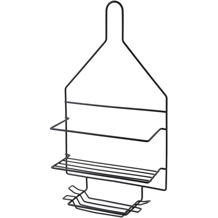 Bathlab CARL Black Bath Shelf 2 Shelves 23x9.5x41.5cm – 5