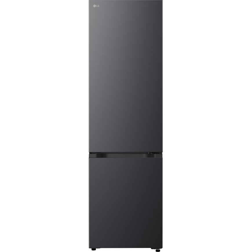 LG GBBSJ2CCEP ledusskapis ar saldētavu, melns, 2 m