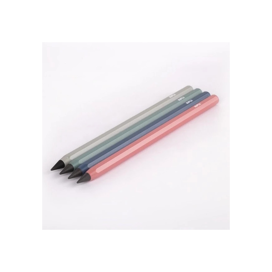 Apli Kids Unbreakable Pencil Apli, HB, pink color body