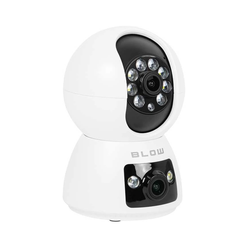 BLOW WiFi kaamera kahekordsete objektiividega, 3MP+3MP, T-266, Tuya, pööratav beebimonitor