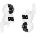 BLOW WiFi-kamera kaksoisobjektiiveilla, 3MP+3MP, T-266, Tuya, käännettävä vauva-monitorikamera BLOW WiFi-kamera kaksoisobjektiiveilla, 3MP+3MP, T-266, Tuya, käännettävä vauva-monitorikamera