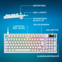 Logitech G316 X 98 Gaming Keyboard, White