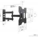 Vogels Wall mount | UP 2043 Full-Motion TV Wall Mount S | 19-43 Vogels Wall mount | UP 2043 Full-Motion TV Wall Mount S | 19-43