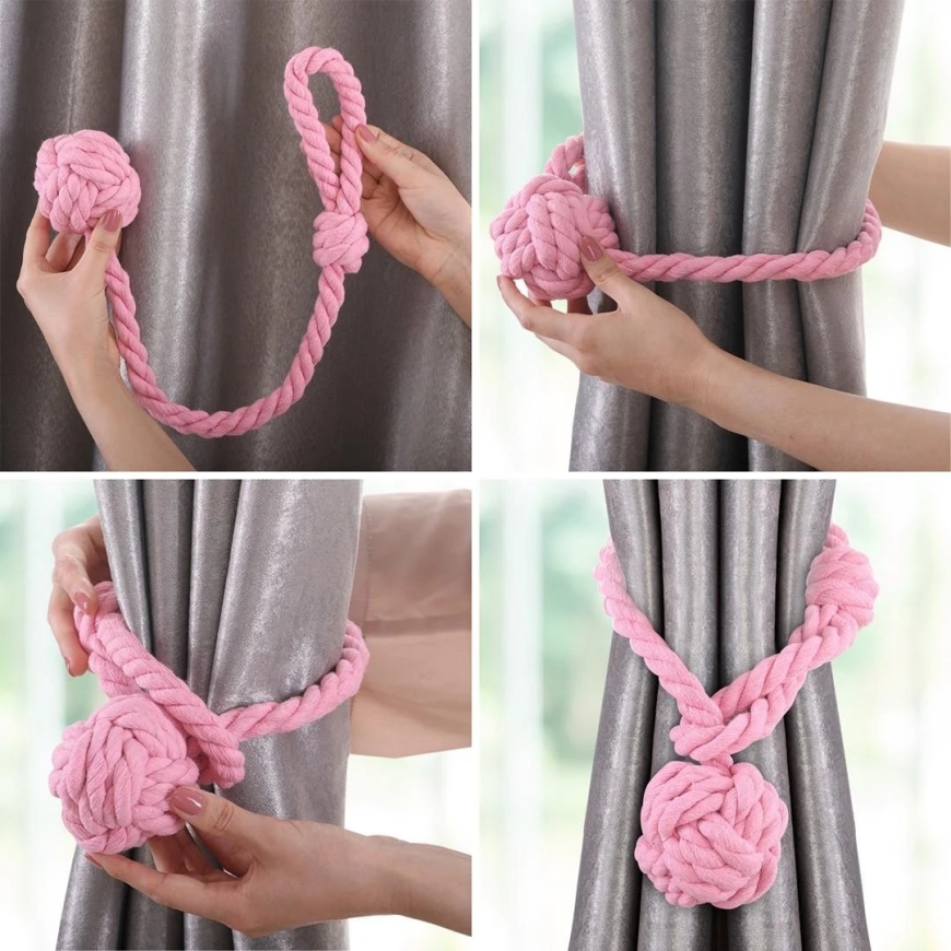 Plum Curtain Tiebacks Lilac Dauphin, 2 pcs – 5