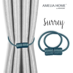 AmeliaHome Tumed sinised kardinapaneelid Surrey, 2 tk