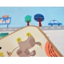 Play Mat Humbi Streets Animals 150x100x1cm Play Mat Humbi Streets Animals 150x100x1cm
