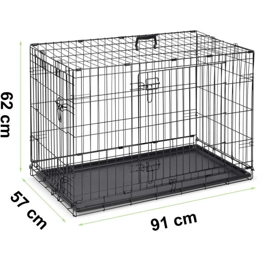 Pethaus Dog Crate, Medium Size, Portable Dog Box, Travel Crate for Medium Dogs, Folding Dog Crate – 3