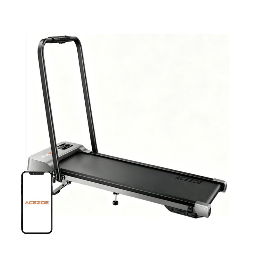 ACEZOE P12 Foldable Electric Treadmill (Black and Gray)
