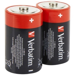 Verbatim 49923 D Alkaline 2-pack