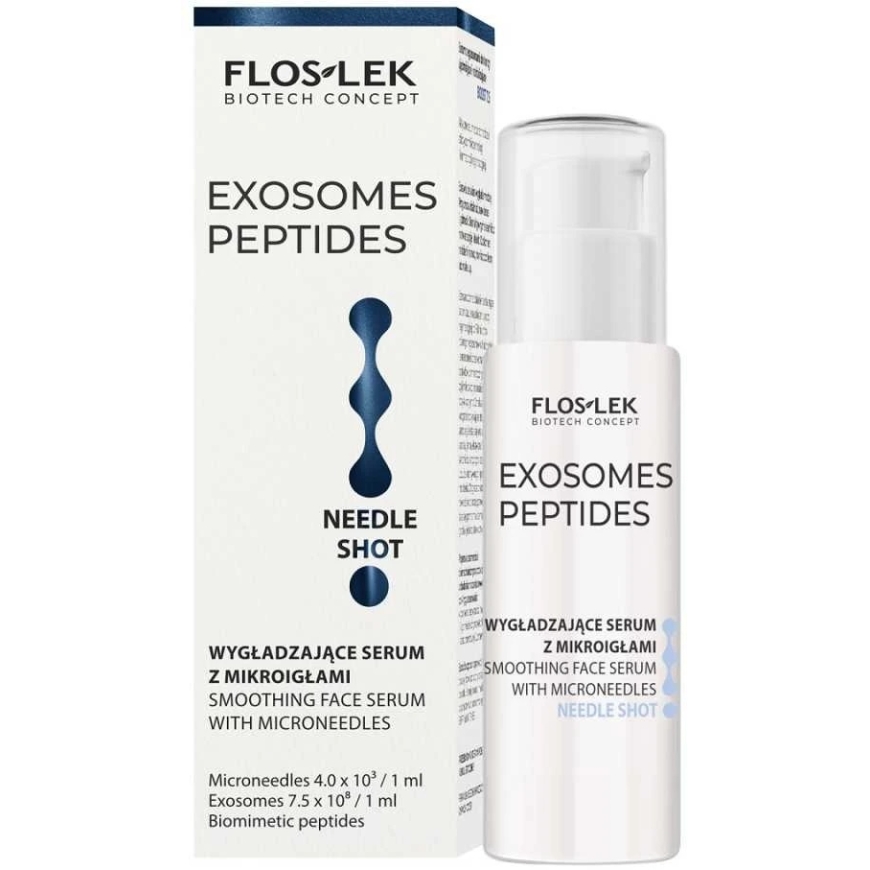 Floslek Exosomes Peptides lyginamasis veido serumas su mikroadatomis Spicule PeptiSMOOTH NEEDLE SHOT 30ml