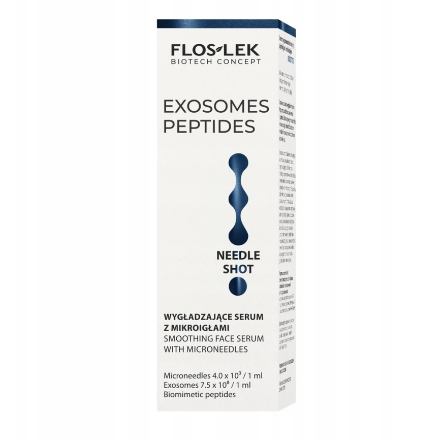 Floslek Exosomes Peptides tasapainoittava kasvoseerumi mikroneuloilla Spicule PeptiSMOOTH NEEDLE SHOT 30ml – 4