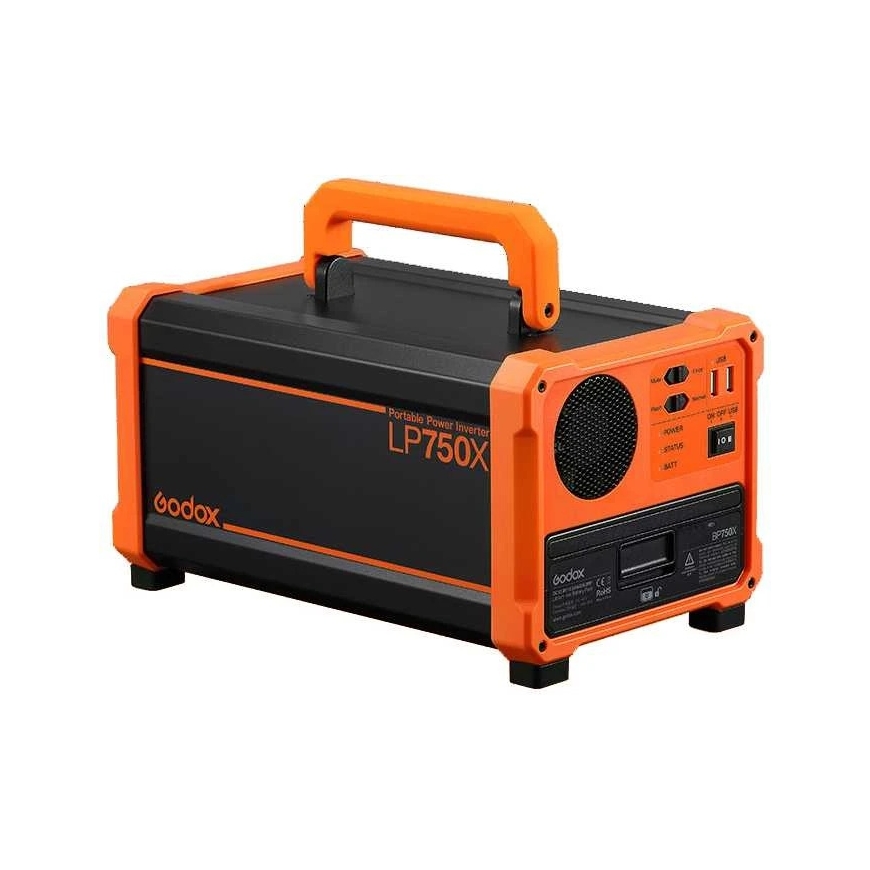 Kannettava sähköasema - Godox LP750X 750 W virtamuunnin