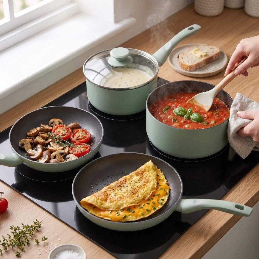 Progress BW14255G Neutrals 5 Piece Pan Set – 5