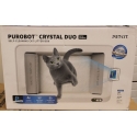 IZPĀRDOŠANA. | Purobot Crystal Duo ar kameru pašattīrošā kaķu tualete | Balta | TRŪKST IEKŠĒJĀ IEPAKOJUMA, DEMO