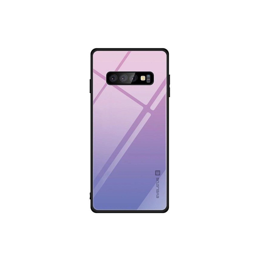 Samsung Galaxy J6 2018 Gradient Glass Case 2 Bubble Gum
