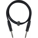 Fuj:tech 6,3 mm TRS uros – 6,3 mm TRS uros audiokaapeli, 2 m, musta Fuj:tech 6,3 mm TRS uros – 6,3 mm TRS uros audiokaapeli, 2 m, musta