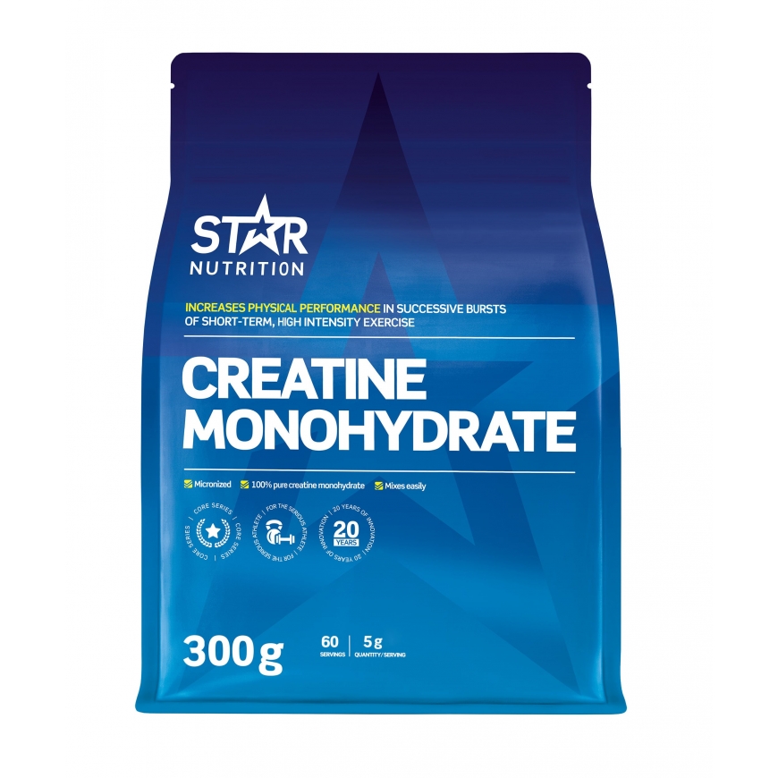 Star Nutrition Creatine Monohydrate kreatīna pulveris, 300 g
