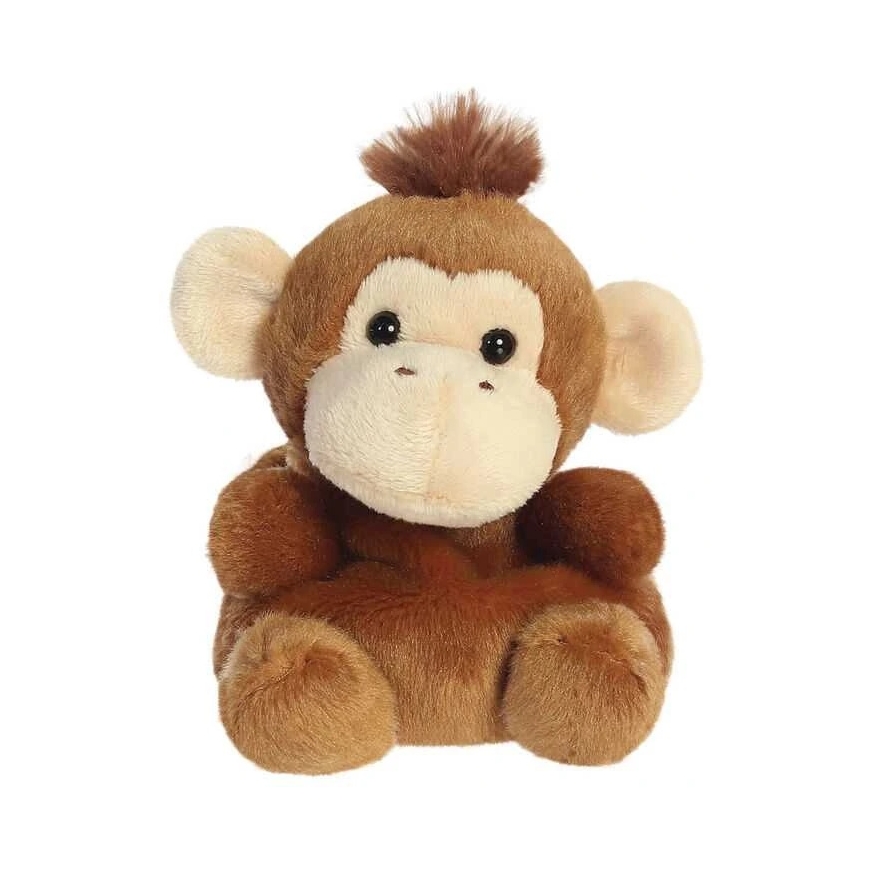 AURORA PALM PALS Plush Monkey, 13 cm