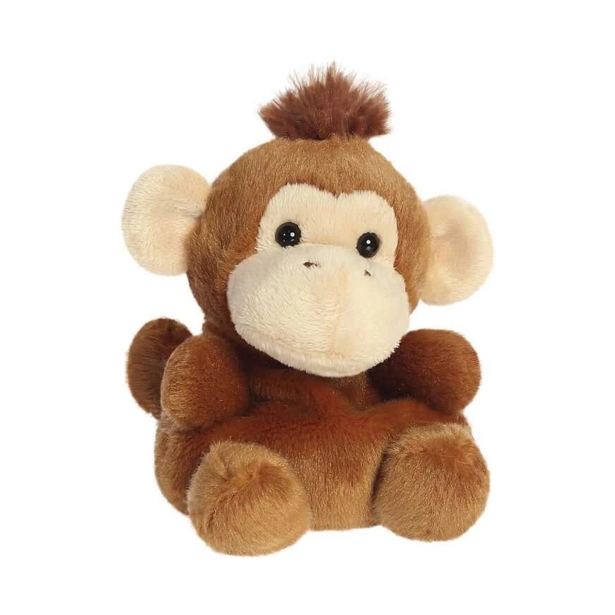 AURORA PALM PALS Plush Monkey, 13 cm – 2