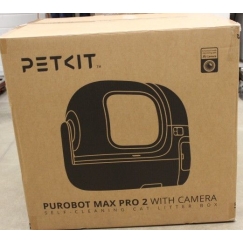 РАСПРОДАЖА. Автоматический туалет для кошек | Purobot Max Pro 2 | Белый | Б/У, грязный, отсутствует внутренняя упаковка | 24 мес