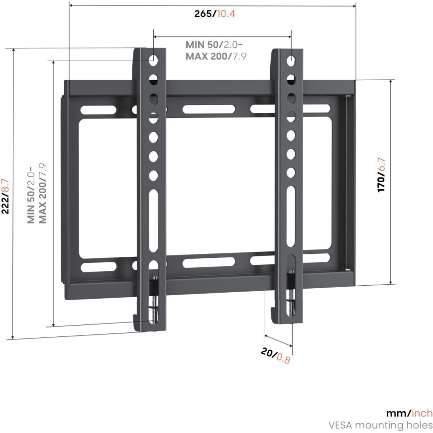 Vogel's Up 2005 Fixed TV Wall Mount S – 2