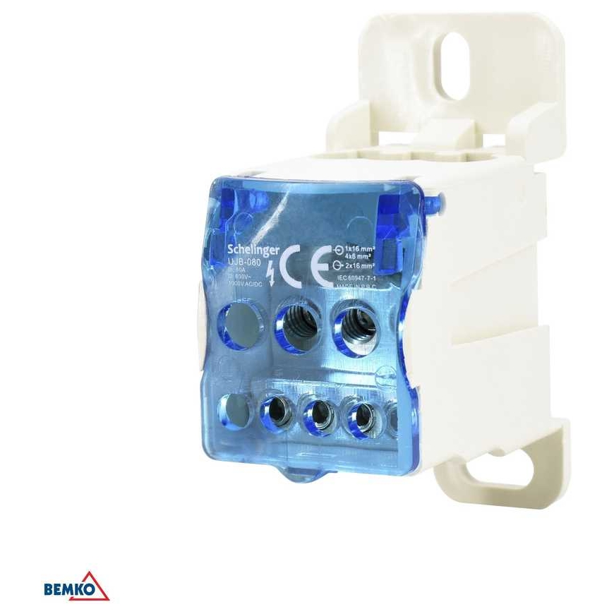 Schelinger 8 sockets distribution block