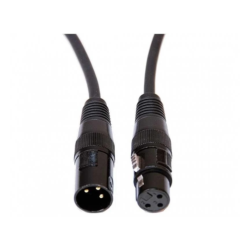 CABLE4ME DMX 3 kontaktu apgaismojuma kabelis 5m – 3