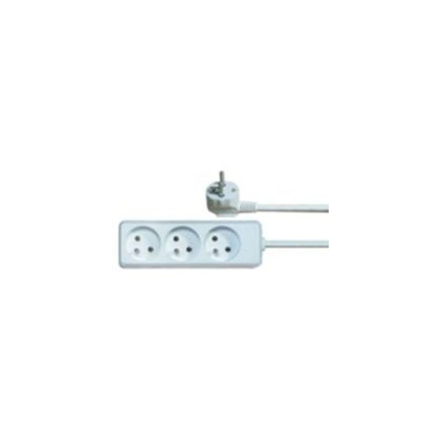 Solight extension cord, 3 sockets, white, 3m