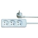 Solight extension cord, 3 sockets, white, 3m Solight extension cord, 3 sockets, white, 3m