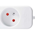 Solight extension cord, 3 sockets, white, 3m Solight extension cord, 3 sockets, white, 3m