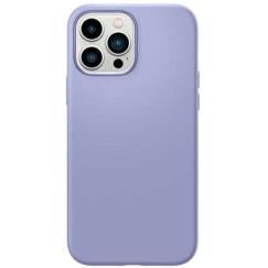 Riff "Мягкий силиконовый чехол для iPhone 13 Pro Max" Лавандово-серый