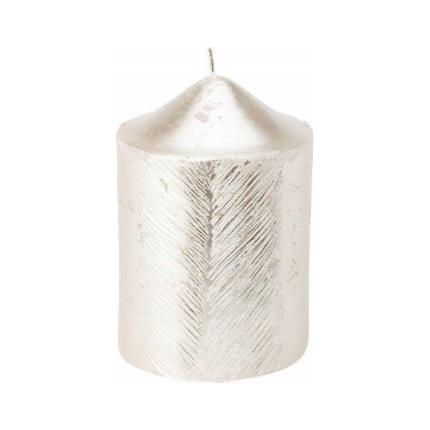 Mājas stila kolekcijas svece krēmkrāsā 10x7cm