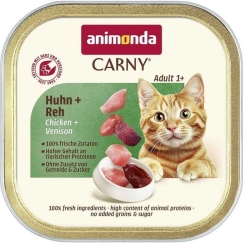 Animonda ANIMONDA CARNY корм для кошек с курицей и дичью 85г