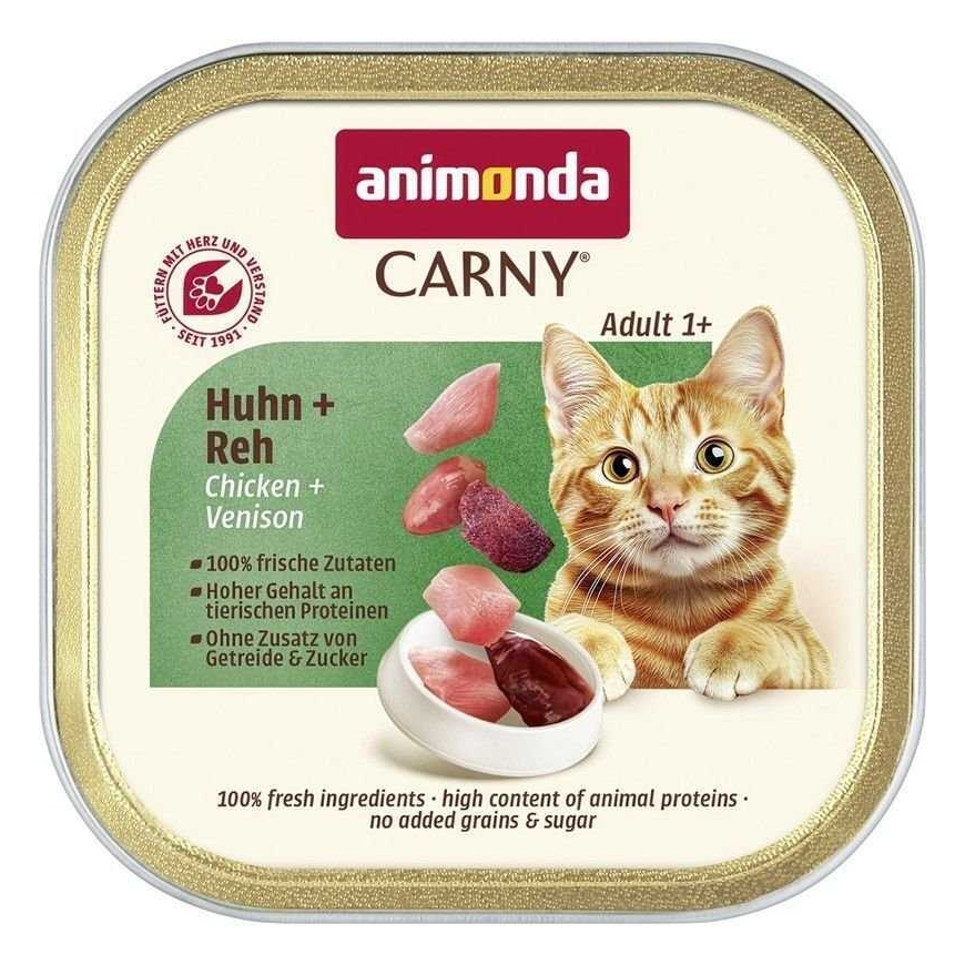 Animonda ANIMONDA CARNY корм для кошек с курицей и дичью 85г