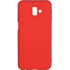 Samsung J6 Plus silikona vāks sarkans