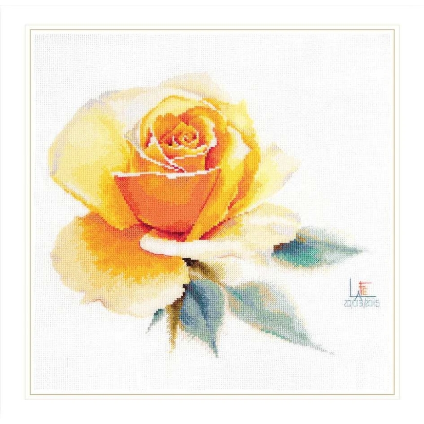 Alisa Beldizart Watercolor Roses. Yellow Elegant S2-52 – 2