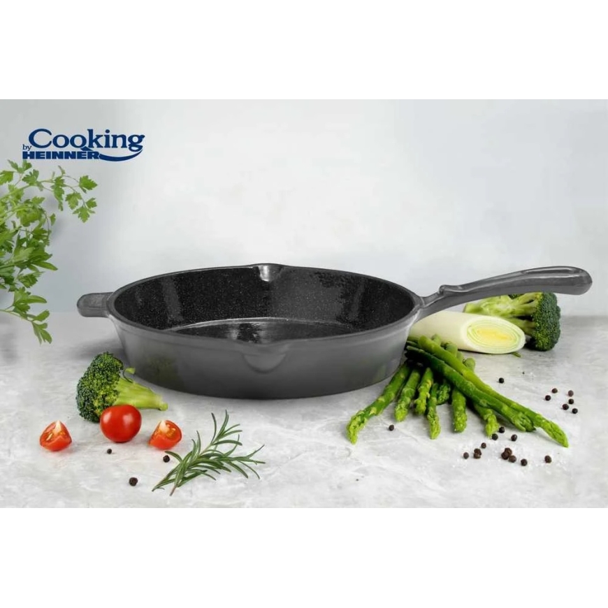 Cooking By Heinner Emailitud pann 26 x 5 cm, hall marmor, „COOLING BY HEINNER“ – 4